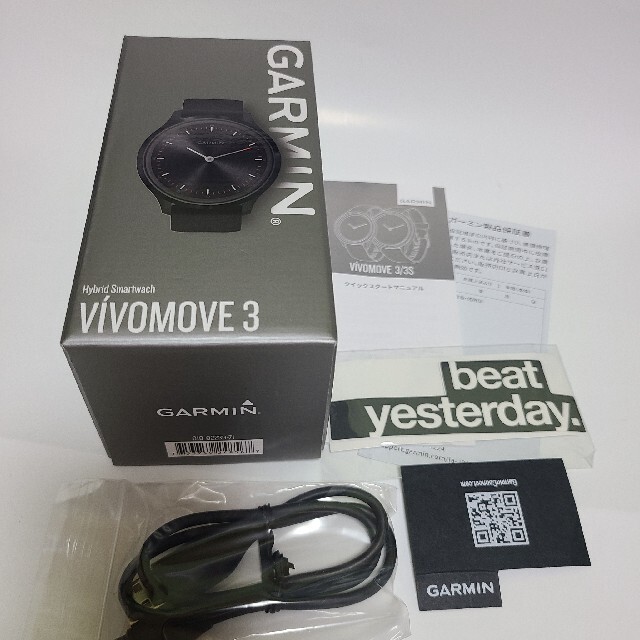 GARMIN(ガーミン)の[エール様専用]ガーミン　GARMIN vivomove３ メンズの時計(腕時計(デジタル))の商品写真