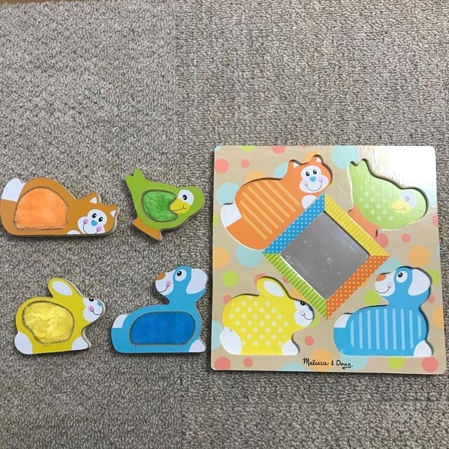 melissa(メリッサ)の鏡付き動物パズル　Melissa and Doug エンタメ/ホビーのおもちゃ/ぬいぐるみ(その他)の商品写真