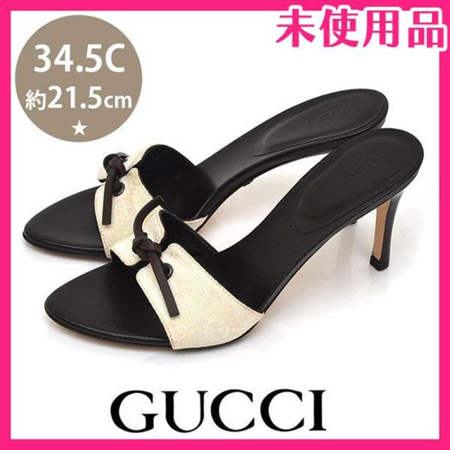 Gucci(グッチ)の新品♪グッチ GGキャンバス ミュール サンダル 34.5C(約21.5cm) レディースの靴/シューズ(サンダル)の商品写真