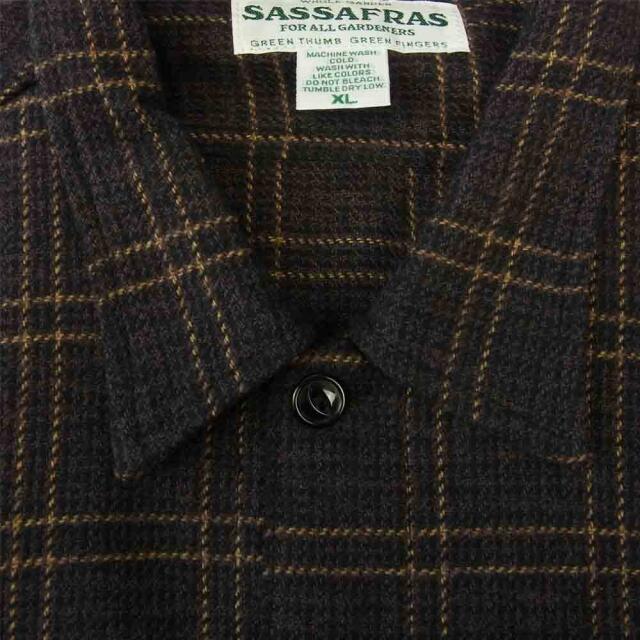 SASAFRAS ササフラス チェック シャツ XL【新古品】【未使用】 - シャツ