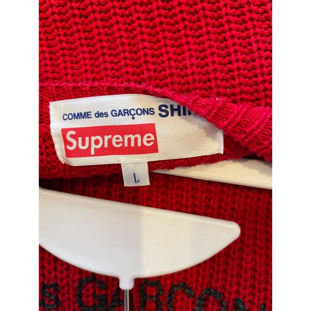 豊富な通販 Supreme - supreme x garcon コラボニット Lの通販 by まうき|シュプリームならラクマ 低価新品