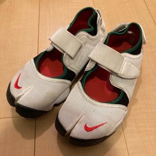 ナイキ(NIKE)の春特価🌸【NIKEエアリフト⭐︎24cm】白メッシュ×グリーン(スニーカー)