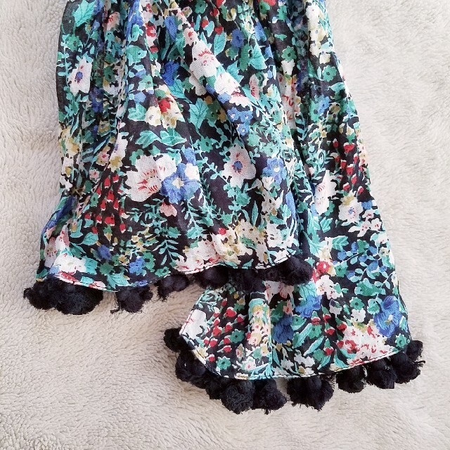 [made in india] botanical print stole 3
