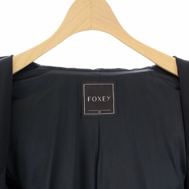 フォクシー レイニー ロング&ショート 中綿コート アウター 2WAY 40 黒