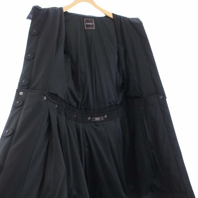 フォクシー レイニー ロング&ショート 中綿コート アウター 2WAY 40 黒