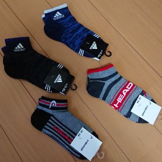 アディダス(adidas)の新品  靴下4足セット(adidas 、HEAD)(靴下/タイツ)