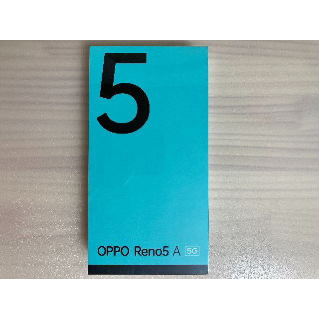 未開封 OPPO Reno5 A/シルバーブラック/SIMフリー/Ymobile