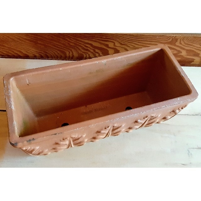 四角いイタリア製プランター（中古品）