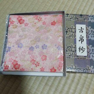 古帛紗　新品　ピンク　桜柄　茶道　茶道具(その他)