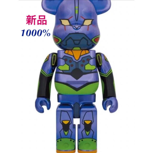 BE@RBRICK エヴァンゲリオン初号機 CHROME Ver. 1000％ベアブリック