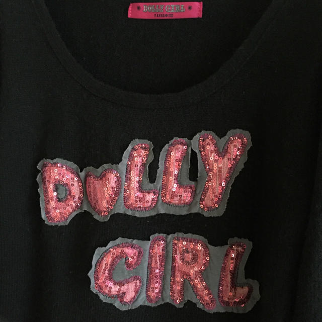 DOLLY GIRL BY ANNA SUI(ドーリーガールバイアナスイ)のアナスイ♡ロゴニット レディースのトップス(ニット/セーター)の商品写真