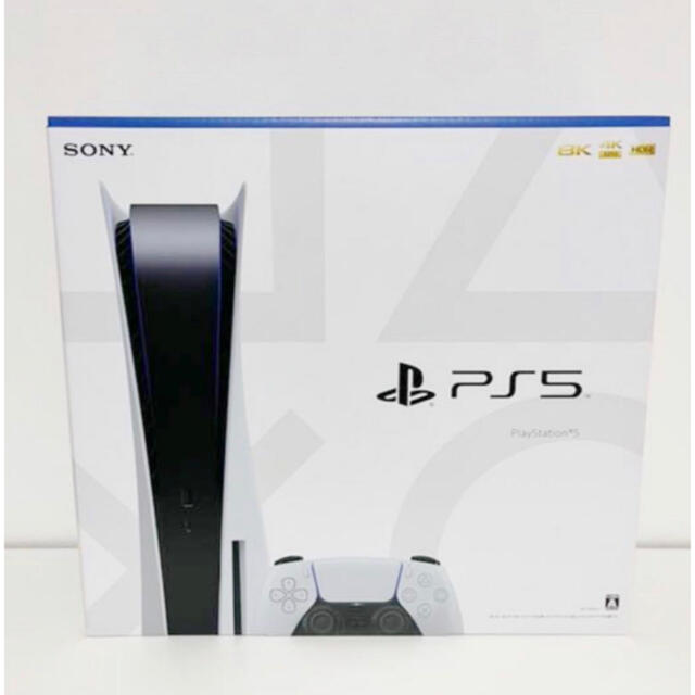 PlayStation(プレイステーション)のプレステ5 新品　未使用　ディスクドライブ搭載 エンタメ/ホビーのゲームソフト/ゲーム機本体(家庭用ゲーム機本体)の商品写真