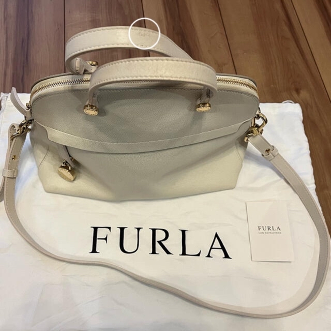 Furla - 【美品】FURLA フルラ パイパー ホワイト ショルダーバッグ