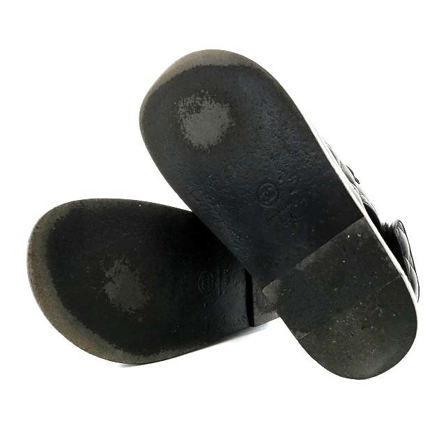 CHANEL(シャネル)のシャネル ベルクロ コンフォートサンダル 35 22.0cm 黒 G31848 レディースの靴/シューズ(サンダル)の商品写真