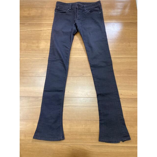 if six was nine デニム パンツ ブーツカット 裾ジップ ortoplus.rs