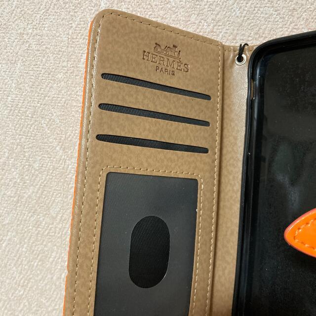 オレンジiPhone7.8seケース スマホ/家電/カメラのスマホアクセサリー(iPhoneケース)の商品写真