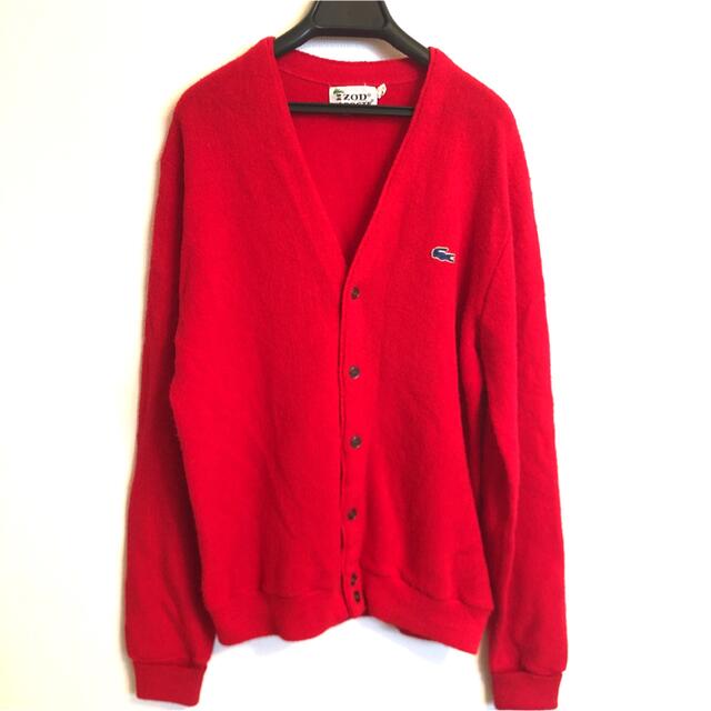 70' IZOD LACOSTE ラコステ カーディガン ブルーマーク 【再入荷