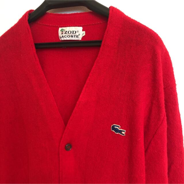 70' IZOD LACOSTE ラコステ カーディガン ブルーマーク - カーディガン