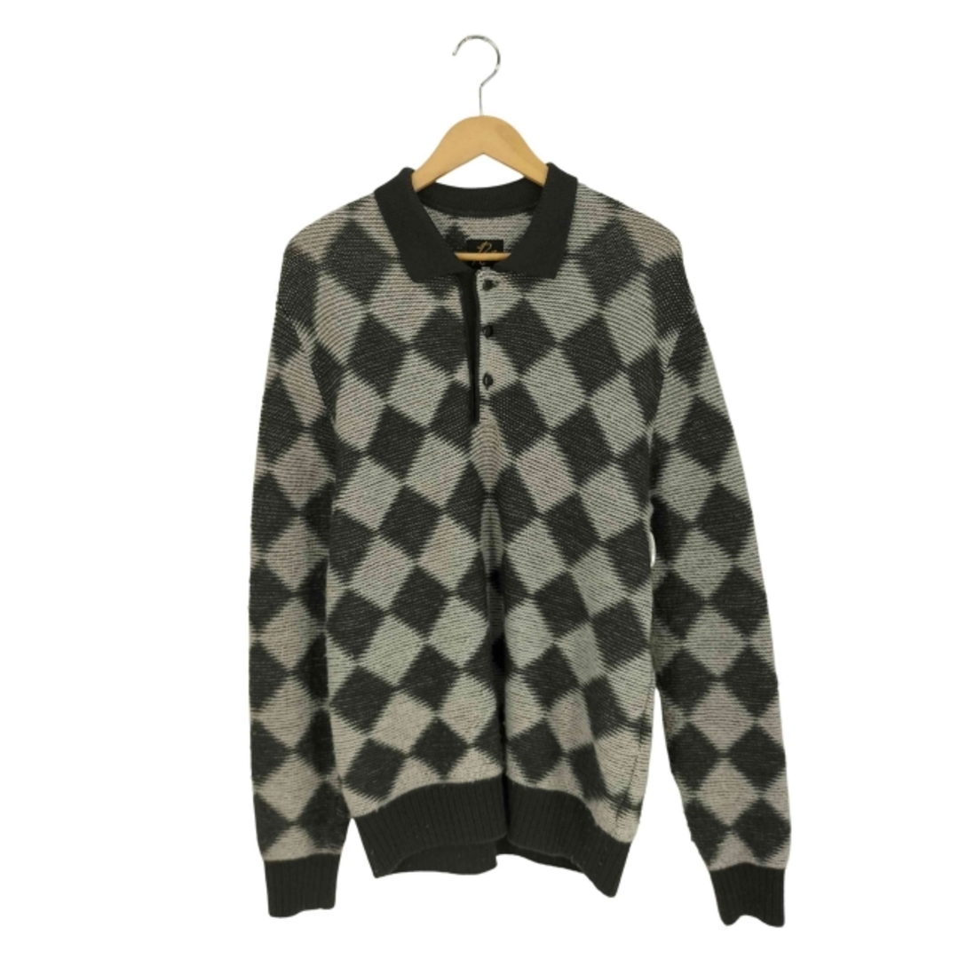 Needles(ニードルス) Polo Sweater - Checkered 【着後レビューで 送料