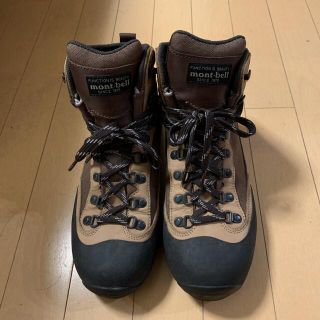 モンベル(mont bell)の【美品】mont-bellトレッキングシューズ(登山用品)