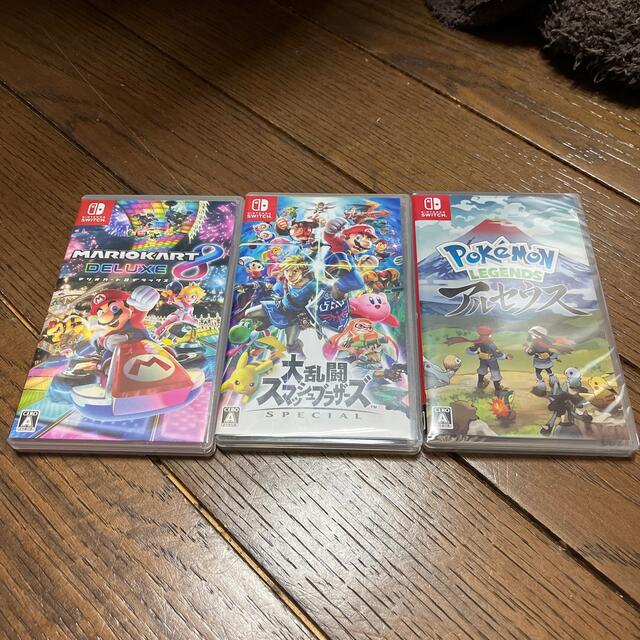 今月のお買得品 「レジェンドアルセウス」「マリオカート」3本セット