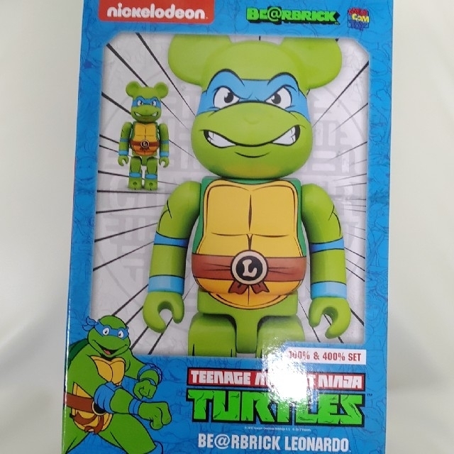 MEDICOM TOY(メディコムトイ)のベアブリック100%&400%TURTLEZ ハンドメイドのおもちゃ(フィギュア)の商品写真