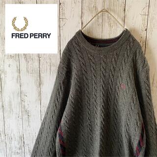 FRED PERRY - ✨ウール100%フレッドペリー ワンポイント ロゴ刺繍 