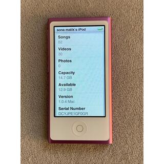アイポッド(iPod)のiPod nano7 16GB(タブレット)