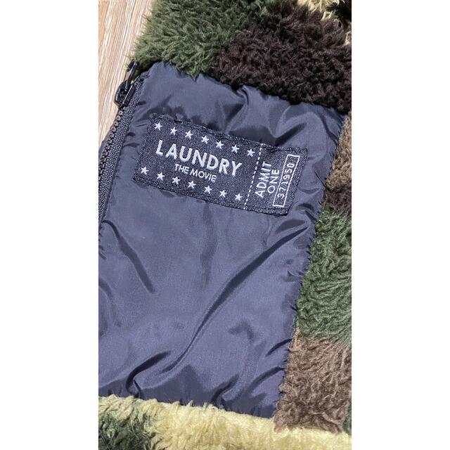 LAUNDRY(ランドリー)のLAUNDRY ランドリー リバーシブル ダウンベスト140cm キッズ/ベビー/マタニティのキッズ服男の子用(90cm~)(ジャケット/上着)の商品写真