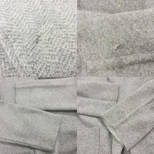 シルバーピーチ ロロピアーナ カシミヤ 100% 裏地シルク スラックス