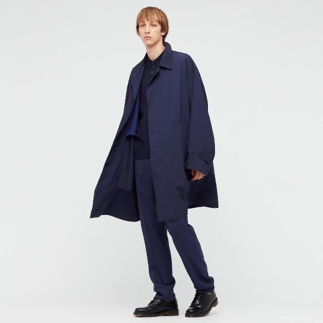 【美品】ユニクロ UNIQLO +J オーバーサイズステンカラーコート S