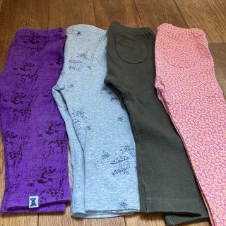 ユニクロ(UNIQLO)のスパッツ4枚セット★90★ユニクロ  GAP codycoby★リブ★レギンス(パンツ/スパッツ)