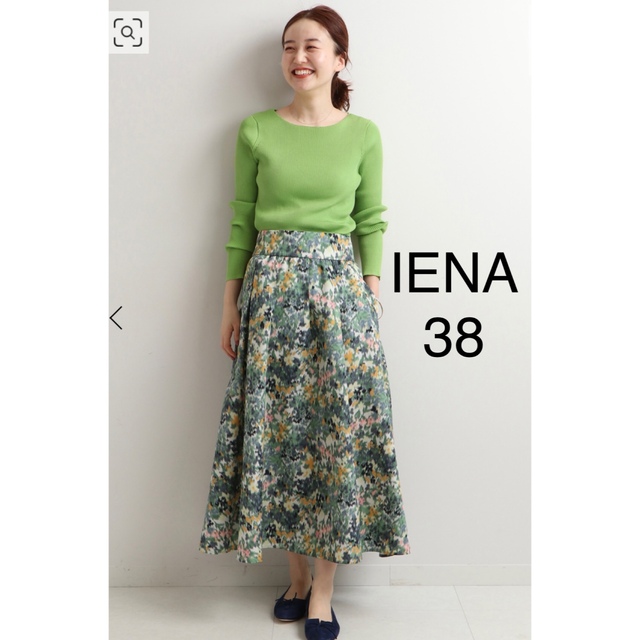 かすれフラワー ギャザースカート　IENA 完売　イエナ