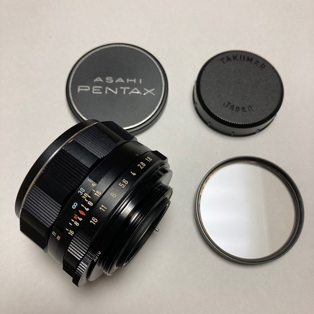 PENTAX(ペンタックス)の美品 M42 Super-Takumar 55mm F1.8 付属付　タクマー  スマホ/家電/カメラのカメラ(レンズ(単焦点))の商品写真