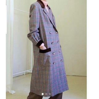 セリーヌ(celine)のレア CELINE セリーヌ  コート vintage　シルク&ウール(ロングコート)