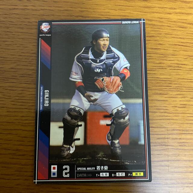 プロ野球カード　銀次郎 エンタメ/ホビーのタレントグッズ(スポーツ選手)の商品写真