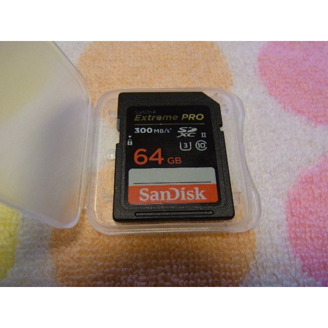 SanDisk(サンディスク)のSanDisk Extreme PRO 64GB 300MB/s SDカード スマホ/家電/カメラのPC/タブレット(PCパーツ)の商品写真