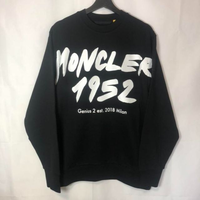 完成品 MONCLER モンクレール ロゴスウェットシャツ 1952 MONCLER 2 XL ...