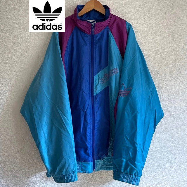 adidas オールドスポーツ 80s 90s ナイロン トラックジャケット