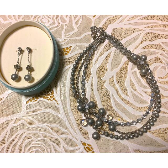 新品 vendome boutique ミモザ ピアス&ネックレス 2点セット 直営公式