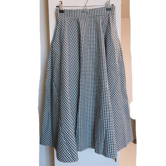 UNIQLO(ユニクロ)のギンガムチェック　スカート レディースのスカート(ロングスカート)の商品写真
