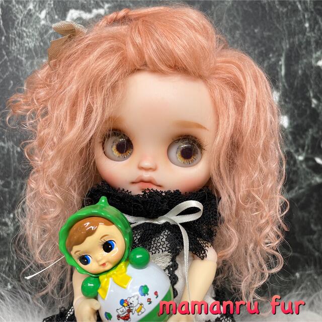 blythe _wm-567コーラルリーフ⭐️チベットラムウィッグ