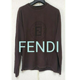 フェンディ(FENDI)のFENDI（フェンディ） 茶色 メンズ 長袖カットソー(Tシャツ/カットソー(七分/長袖))