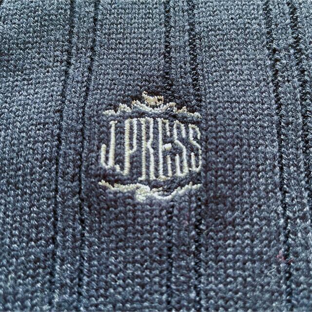 J.PRESS(ジェイプレス)の美品 J.PRESS☆ニットカ－ディガン 長袖 フォ－マル ネイビー☆140 キッズ/ベビー/マタニティのキッズ服男の子用(90cm~)(カーディガン)の商品写真