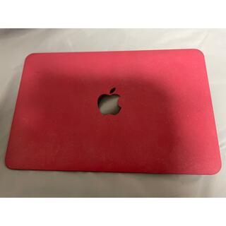 マック(Mac (Apple))のMacBook Airケース 11inch カバー マックブック 赤(その他)
