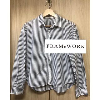 フレームワーク(FRAMeWORK)のFRAMeWORKフレームワーク ストライプシャツ シャツ ブラウス(シャツ/ブラウス(長袖/七分))