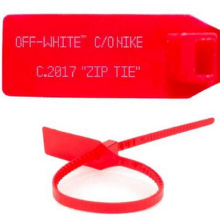 オフホワイト(OFF-WHITE)のOFF-WHITE NIKE "ZIP TIE" カスタムスニーカー用(スニーカー)