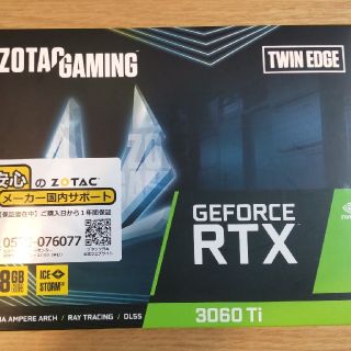 Zotac RTX 3060ti 非LHR(PCパーツ)