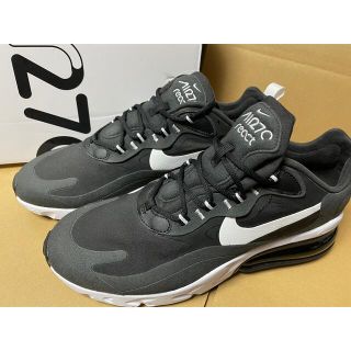 ナイキ(NIKE)のナイキ　エアマックス270リアクト  27センチ  エアマックス  ブラック(スニーカー)