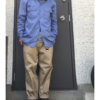 ディッキーズ(Dickies)の希少　ディッキーズ Dickies ワークシャツ ワンポイント　古着男子(シャツ)